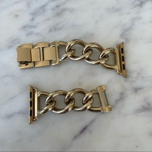 Gold link Apple Watch band